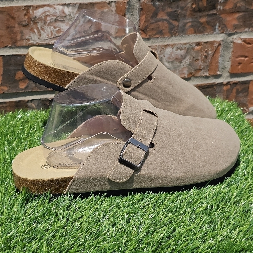 Meixiemeile faux suede Slide On Clogs Women's size 44/11.5 US